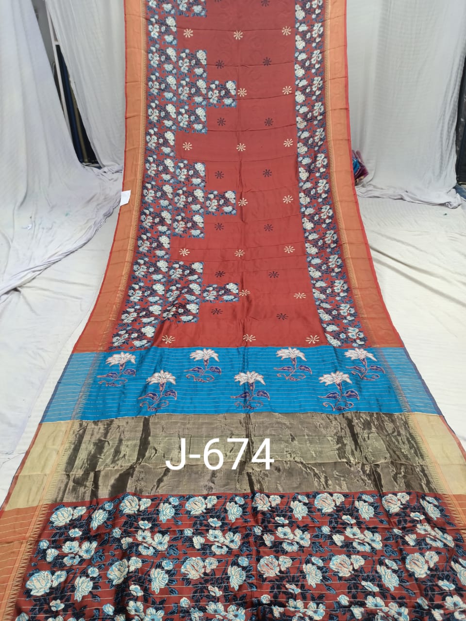 KATHAN JORI BODER PRINT J 674 Product Image