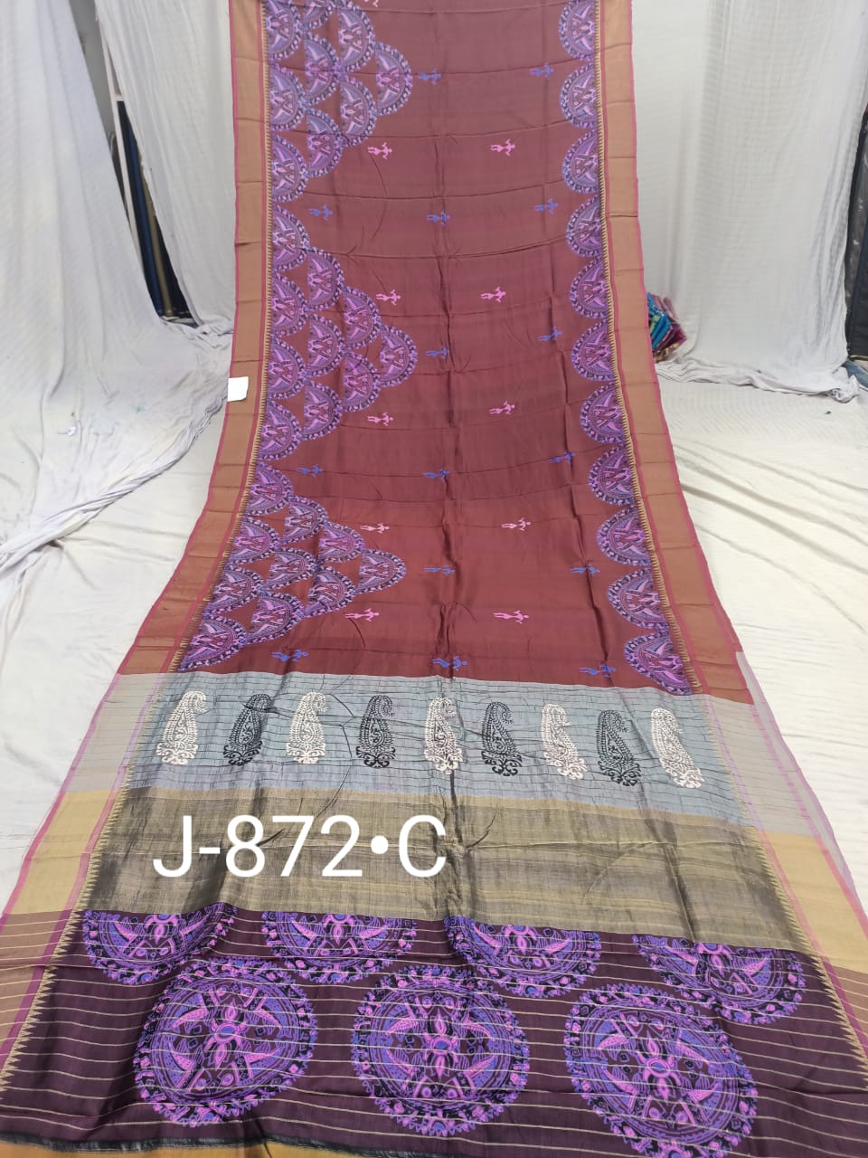 KATHAN JORI BODER PRINT J 872 C Product Image