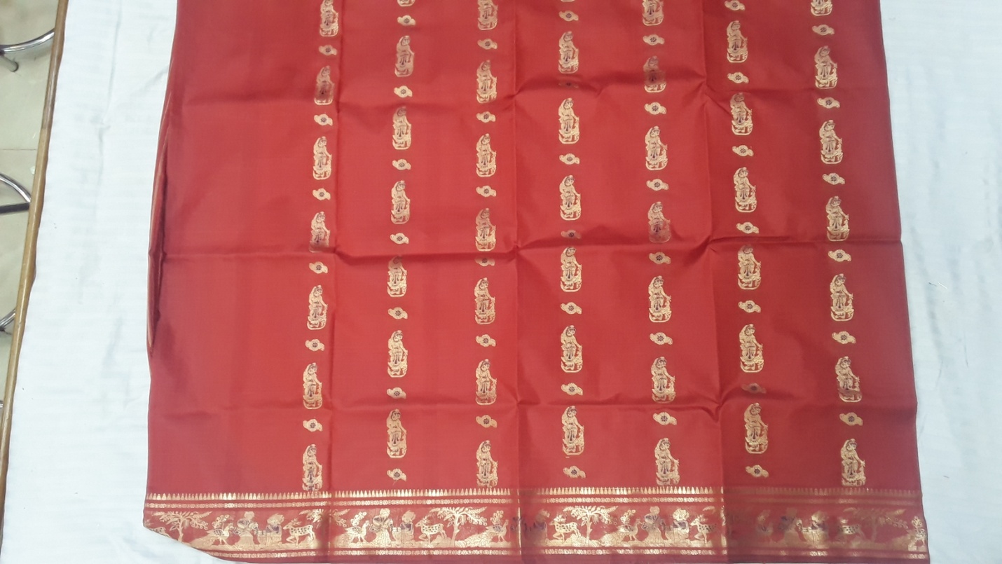 Maroon Swarnachari-42 Product Image